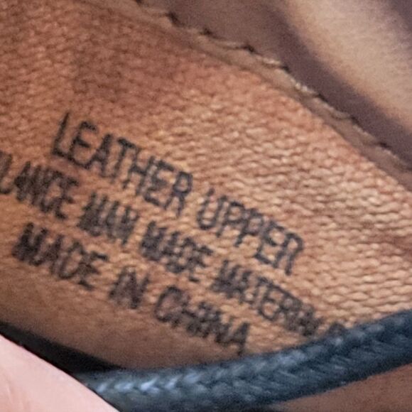 NEW LEATHER CHUKKA BOOTS BORN BROWN TAN BURNISHED LACE 9.5 / 41 9 1/2 BOC NWT - Picture 7 of 8